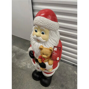 *NEW* 2.5 ft LED Santa Christmas Blow Mold Home Depot 2025
